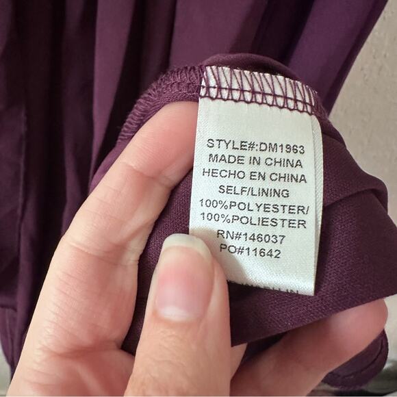 NWT Baltic Born Kristina Maxi Dress In Eggplant Purple XS - Picture 5 of 7